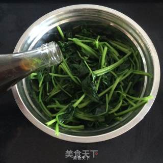 姜汁菠菜的做法步骤：6
