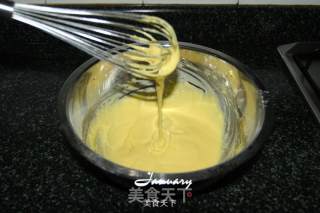 彩色戚风蛋糕的做法步骤：5