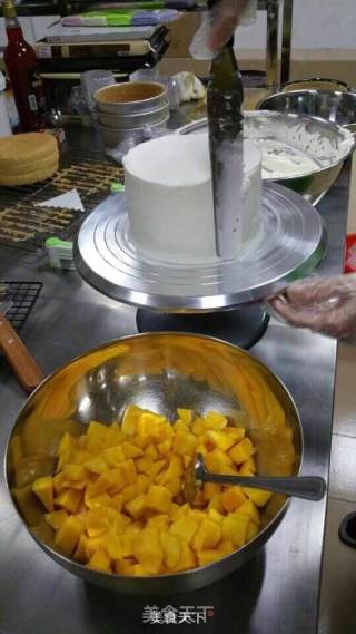 芒果蛋糕的做法步骤：10