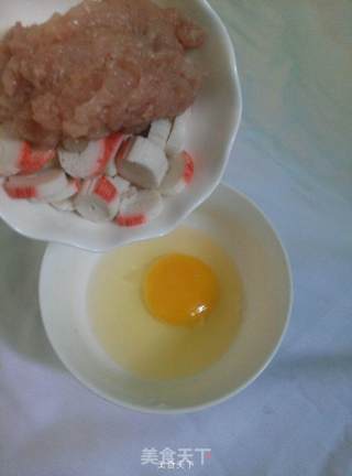 蟹柳紫菜烙的做法步骤：3