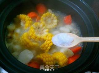 时蔬鸡骨汤的做法步骤：8
