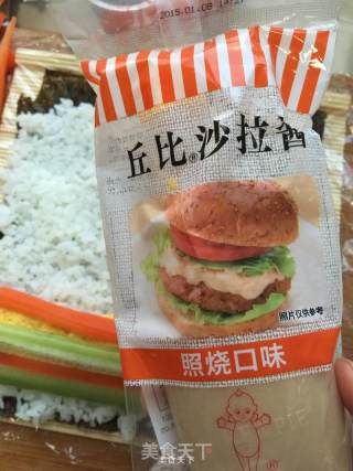 紫菜包饭的做法步骤：5