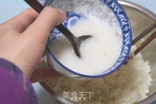 【绿豆薏仁酒酿】：巧用面包机做酒酿的做法步骤：9