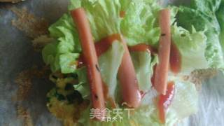 鸡蛋火腿汉堡的做法步骤：9