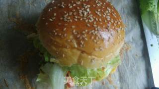 鸡蛋火腿汉堡的做法步骤：11