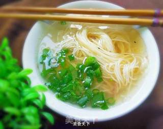 阳春面的做法步骤：7