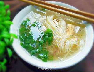 阳春面的做法步骤：8