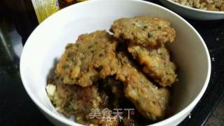肉圆饼的做法步骤：5