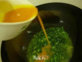 韭菜煎鸡蛋的做法步骤：4