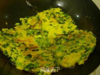 韭菜煎鸡蛋的做法步骤：7