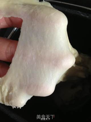 面包机版葡萄干面包!的做法步骤：7