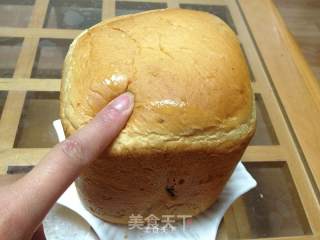 面包机版葡萄干面包!的做法步骤：13