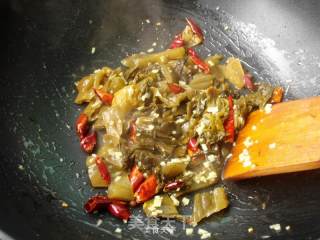 香辣酸菜肉片的做法步骤：6