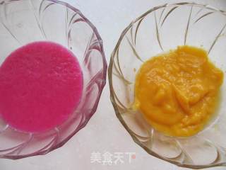 健康彩色水果小圆子的做法步骤：3