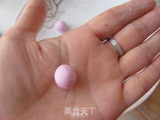 健康彩色水果小圆子的做法步骤：8