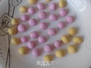 健康彩色水果小圆子的做法步骤：10