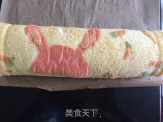 小兔子奶油蛋糕卷的做法步骤：15