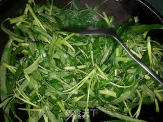 素食空心菜的做法步骤：5
