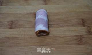 荷美尔培根玫瑰花的做法步骤：3