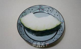 清蒸培根冬瓜片的做法步骤：2