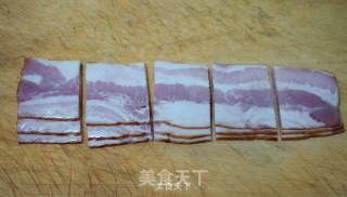 清蒸培根冬瓜片的做法步骤：3