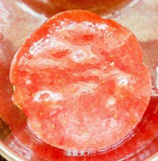 草莓柠檬酱松糕的做法步骤：2