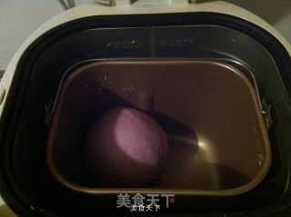 紫甘蓝汁面包的做法步骤：5