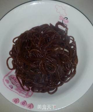 绿甘蓝紫洋葱蕨根粉的做法步骤：3