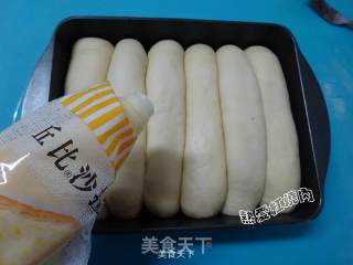 沙拉豆沙排包的做法步骤：12