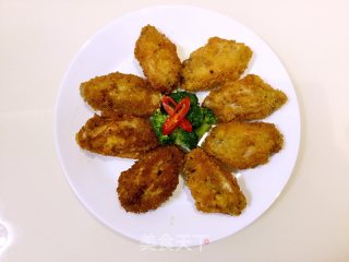 蒜香炸鸡翅的做法步骤：7