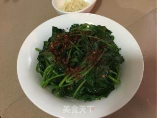 温拌蕃薯叶的做法步骤：6