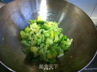 西兰花烧豆腐的做法步骤：4