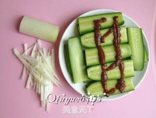 荷兰小黄瓜蘸酱的做法步骤：4