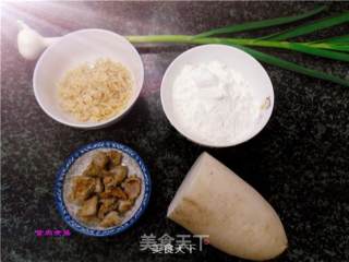 虾皮萝卜香煎饼的做法步骤：1
