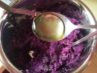 紫薯糯米茶巾绞的做法步骤：5
