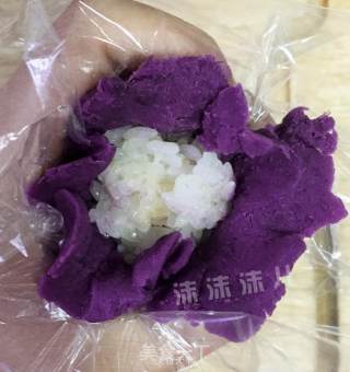 紫薯糯米茶巾绞的做法步骤：9