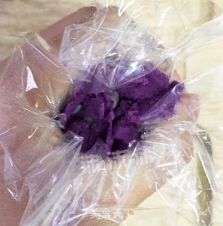 紫薯糯米茶巾绞的做法步骤：10