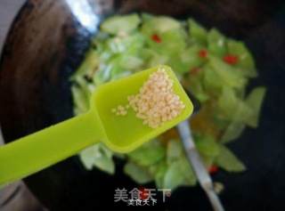 清炒酒糟莴笋的做法步骤：7