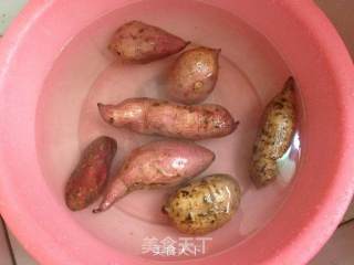 烤箱版【烤红薯】的做法步骤：1