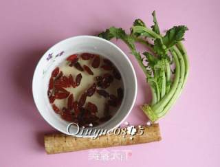 牛蒡枸杞茶的做法步骤：1