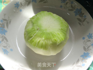 炝拌水果苤蓝丝的做法步骤：2