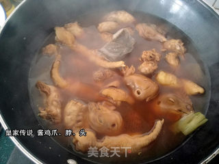 酱鸡爪、鸡脖、鸡头的做法步骤：6