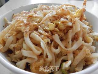 鸡蛋煎面的做法步骤：9
