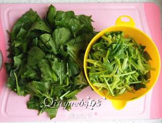 蒜香菠菜塔的做法步骤：2