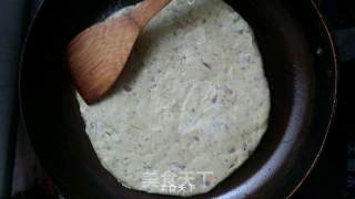 豆渣咖喱葱油饼的做法步骤：4