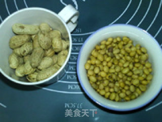 咸花生豆浆的做法步骤：1