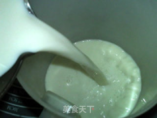 咸花生豆浆的做法步骤：14