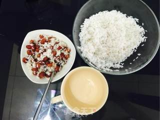 香芒糯米饭的做法步骤：2