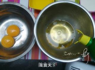 紫薯戚风蛋糕的做法步骤：4