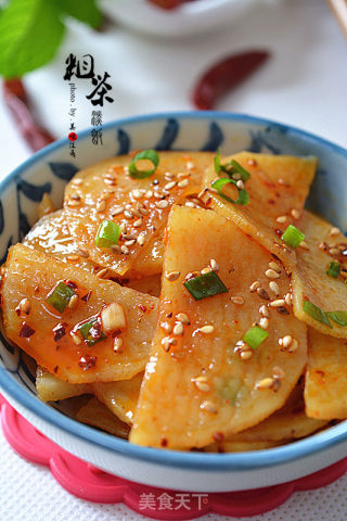 凉拌香辣土豆片的做法步骤：6